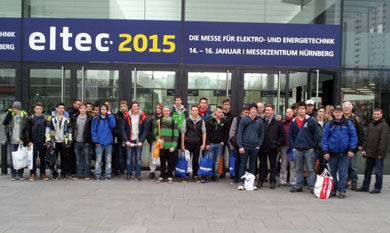Schüler bei der elltec 2015